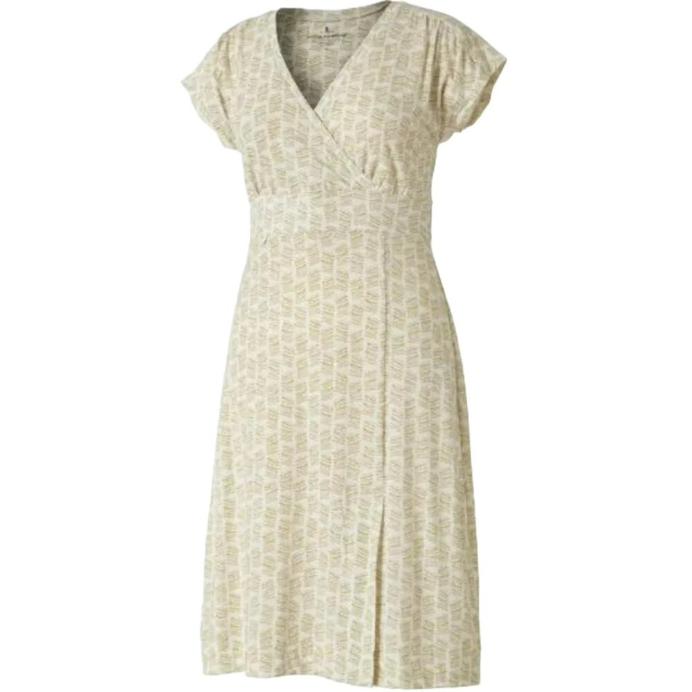 Royal Robbins Essential Tencel Dash Dress - Cream/Green - M